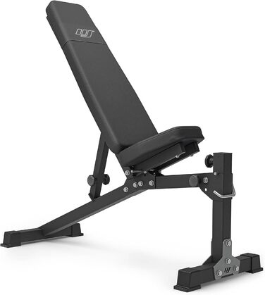 Регульована лавка для жиму Marbo Sport MS-L114, складна, чорна, виробництво ЄС