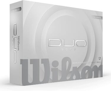 Гольф-м'ячі Wilson Duo Soft, білі, модель 2025