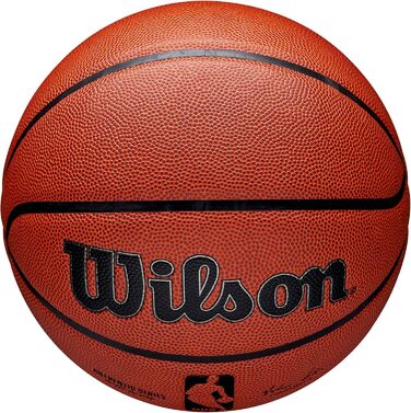 Баскетбольний м'яч Wilson NBA Authentic Series для залу та вулиці, розмір 7, помаранчевий, універсальний