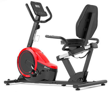 Горизонтальний велотренажер Hop-Sport HS-060L Pulse червоний 2020