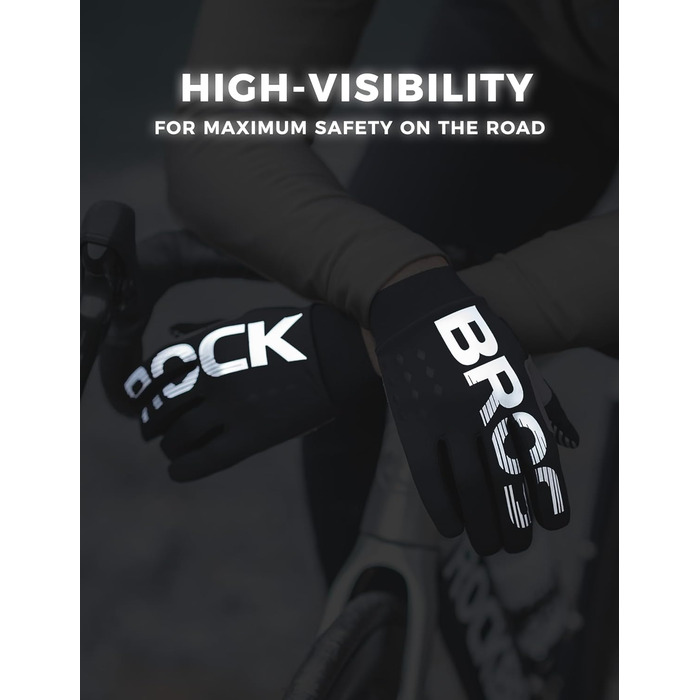 Велосипедні рукавички ROCKBROS для жінок та чоловіків, зимові, з Thinsulate, теплі, сенсорні, для MTB, катання, альпінізму, бігу та активного відпочинку, XL