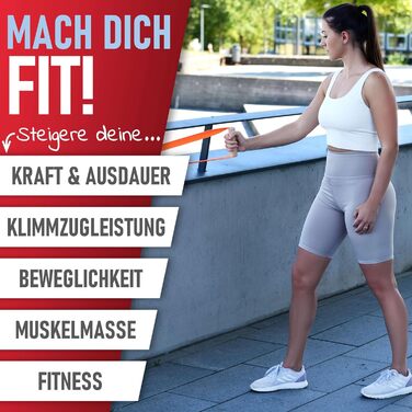 Стрічки для фітнесу з тканини - довгі - фітнес стрічка, стрічки для силових тренувань, стрічки опору, для підтягувань, гімнастичні стрічки, тренувальні стрічки (Оранжевий)