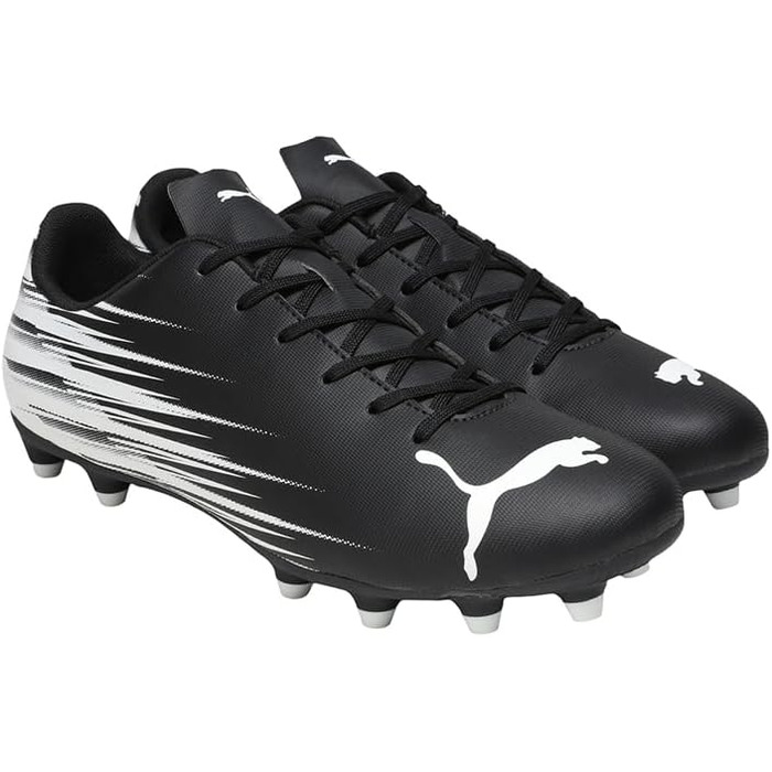 Футбольні бутси PUMA Attacanto II FG/AG для чоловіків (45 EU, чорний/білий)