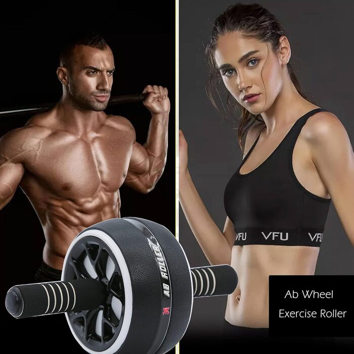 Колесо для пресу AB Wheel Roller - тренажер для пресу для занять у залі та вдома