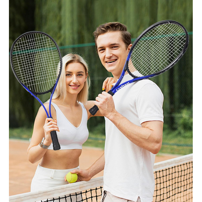 Тенісний набір 2 шт. для сім'ї: 27 дюймів, 68.6 см, для початківців, блакитний