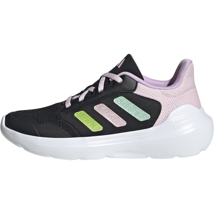 Дитячі кросівки adidas TENSAUR Run 3.0 JUNIOR, EU 21, чорний, м'ятний, рожевий