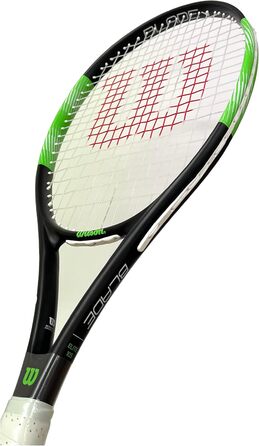 Тенісна ракетка Wilson Blade Elite 105 для дорослих, чорна/зелена/біла, розмір ручки 3 (4 3/8 дюйма)