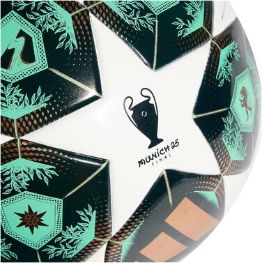 М'яч футбольний adidas Performance UCL Final München 2025 League 350г Зелений
