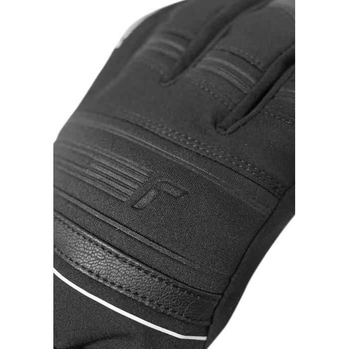 Чоловічі лижні рукавички Reusch Conan R-Tex XT, чорні-білі, розмір 7, водонепроникні
