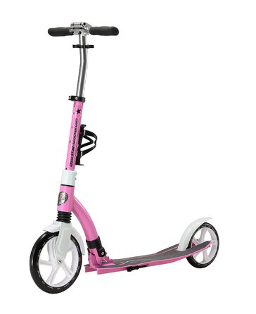Самокат дитячий та дорослий STAR SCOOTER алюмінієвий, рожевий, колеса 230мм