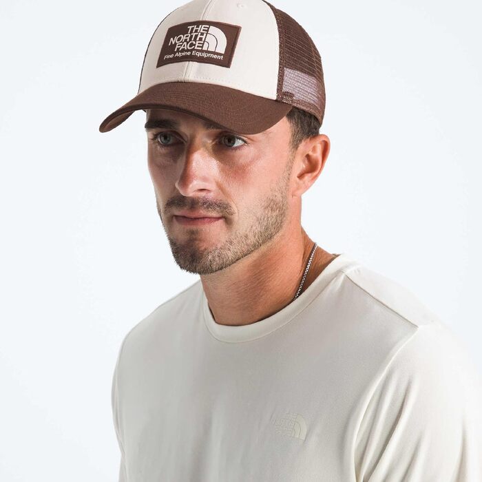 Кепка-тракер The North Face Uni Hut Mudder (один розмір, колір Ember Soil/White Dune)