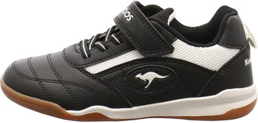 Дитячі спортивні кросівки KangaROOS Backyard 2.0 для залу та вулиці (37 EU, чорно-білі)