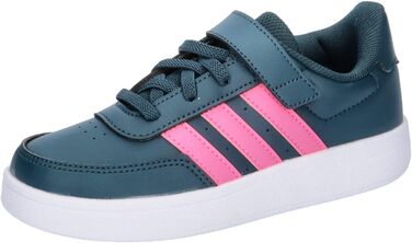 Кросівки adidas Breaknet Lifestyle Court для дітей та дорослих, білі, рожеві, чорні (36 2/3 EU)