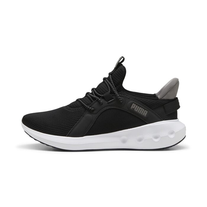 Кросівки для бігу Puma Softride Carson Sliptech унісекс, чорні/білі, розмір 44 EU