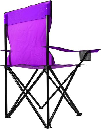 Складний стілець 24MOVE® для кемпінгу, риболовлі та відпочинку на природі (фіолетовий)