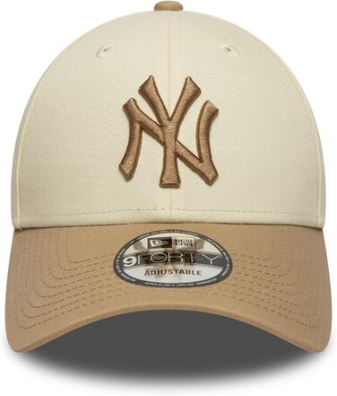 Кепка New Era 9Forty New York Yankees — Регульована бейсболка з вигнутим візерунком, офіційний логотип MLB, One Size