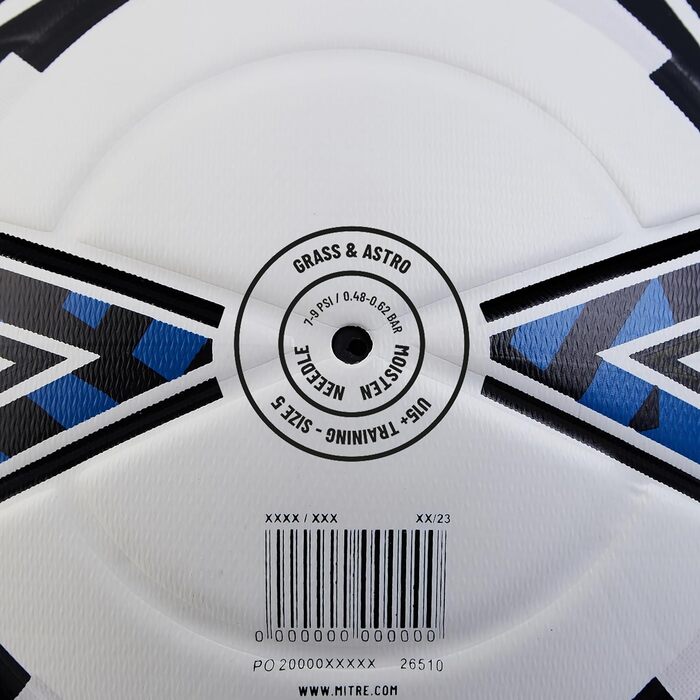 М'яч футбольний Mitre Impel Lite 360 – легкий, міцний, білий, розмір 5