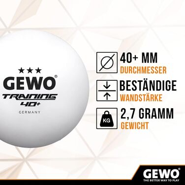 GEWO SMASH – ракетка для настільного тенісу для дітей, ITTF, для змагань, з накладкою Thunderball 2, контроль, обертання, 2,0 мм, конкавна ручка