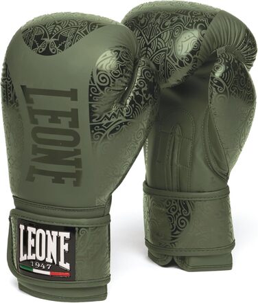 Боксерські рукавички Leone 1947 Maori 16oz (Зелений камуфляж)