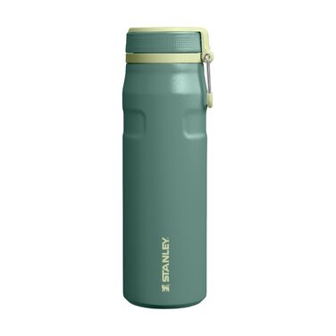 Термос-пляшка STANLEY 1913 IceFlow Bottle Twist Flip 0.47L, сталева вакуумна пляшка для напоїв (Shale)