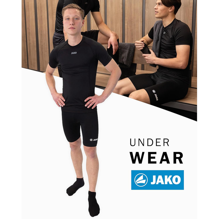 Чоловічі компресійні тайтси JAKO Tight Basic 2.0 8516, розмір XL, чорні