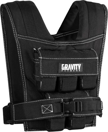 Утяжелитель Gravity Fitness 20/30 кг – регульований жилет для фітнесу, кросфіту, силових тренувань (10 кг)