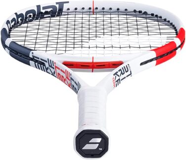 Тенісна ракетка Babolat Pure Strike Team 2019, без струн, біло-чорно-червона, розмір 2