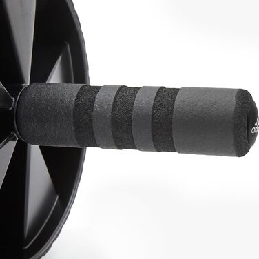 Ab Wheel adidas для преса та рук, тренажер для дому, чорний, універсальний розмір