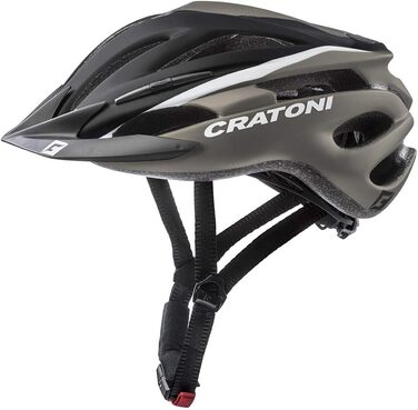 Велосипедний шолом Cratoni Pacer+, чорний-антрацит матовий, розмір L-XL