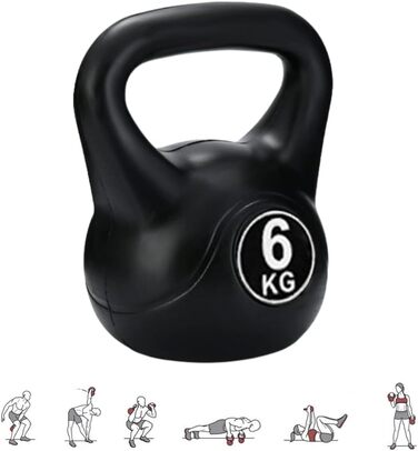 Kettlebell MAGIC SELECT з ергономічною ручкою для тренувань вдома і в залі, гиря для силових вправ, фітнесу та бодібілдингу