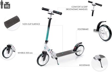 Самокат Meteor Scooter Pro Kickscooter Sport Cityroller для дітей та дорослих, трюковий, міський, для хлопців і дівчат
