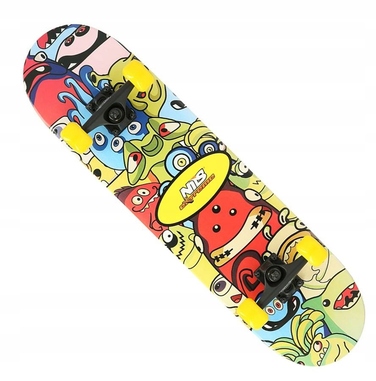 Класичний дерев'яний скейтборд для дітей NILS