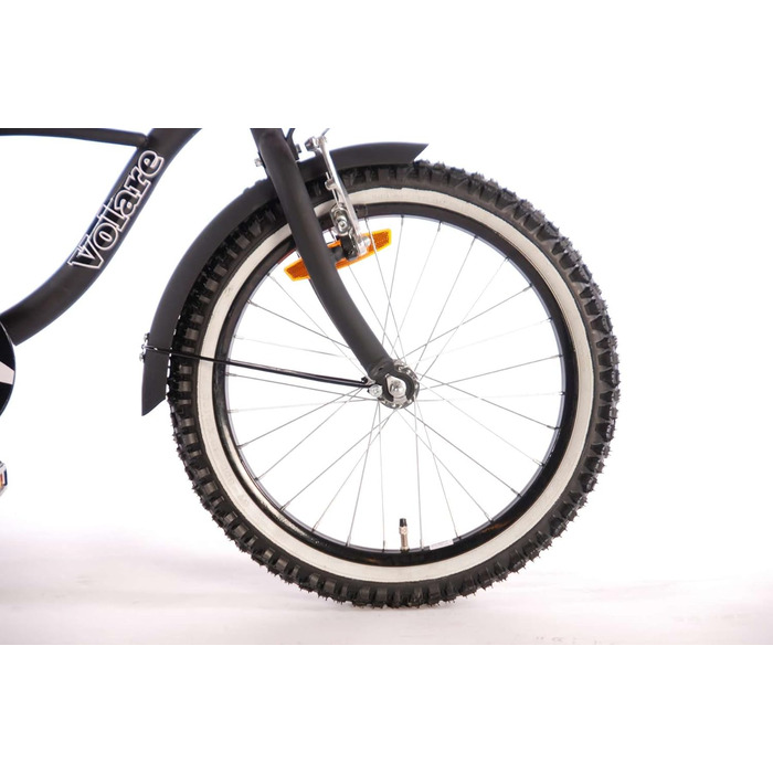 Дитячий велосипед Kubbinga Volare Black Cruiser для хлопчиків, чорний