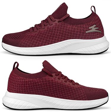 Жіночі спортивні кросівки для бігу та повсякденного носіння, легкі, дихаючі, модна модель (38 EU, Бордовий)