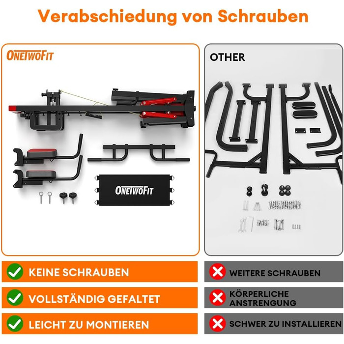 Багатофункціональна силова станція ONETWOFIT Power Tower: турнік, бруси та силовий стійка, регулювання висоти 127-220 см, навантаження до 180 кг, чорний