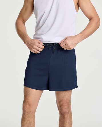 Чоловічі бігові шорти Real Essentials (4 шт. в упаковці) з сітчастої тканини, швидковисихаючі, з кишенями на блискавці та шнурком. Розміри: XXL