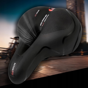 М'яке велосипедне сідло: спортивне, широке, з вентиляцією та відбивачем