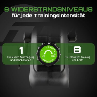 Домашній велотренажер-педальний тренажер Tunturi Cardio Fit M35 для рук та ніг, для літніх людей та реабілітації, з LCD-дисплеєм та регулюванням опору