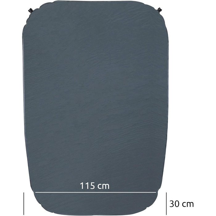 your GEAR ISO Duo Max - самонадувний килимок для двох осіб 198x130x7 см для кемпінгу, відпочинку на природі, гостьового ліжка. Водовідштовхувальний матрац.