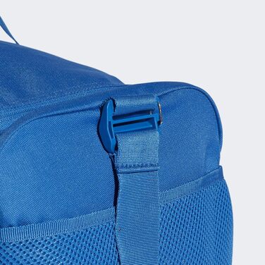 Спортивна сумка adidas Essentials Duffel унісекс, синя/біла
