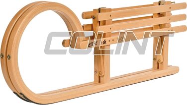 Дерев'яні сани-розкладушки COLINT 100 см, TÜV/GS, складані, з ріжками, для катання, HKS 43100