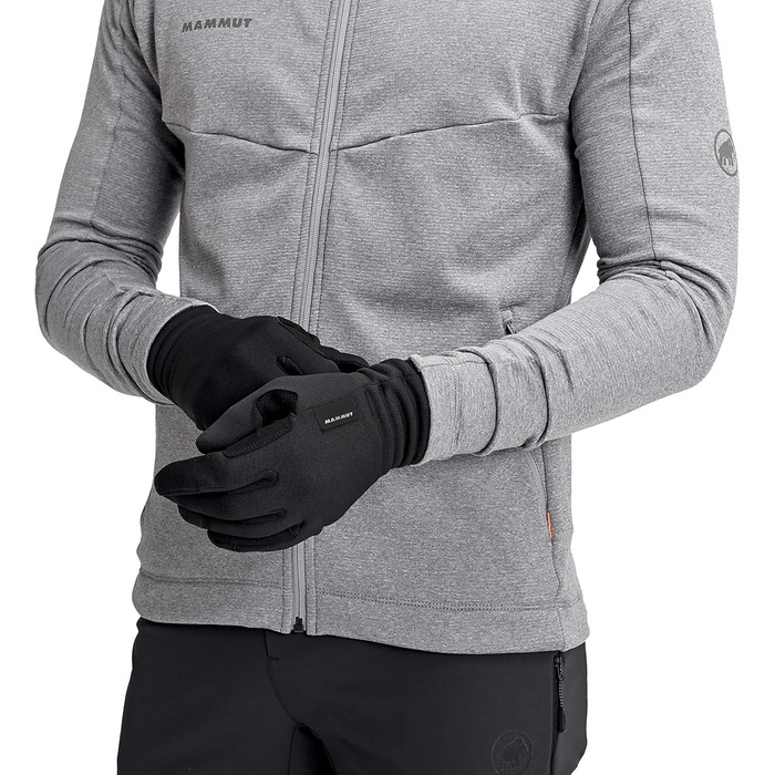 Термальні флісові рукавички Mammut Fleece Pro чорні, розмір 7