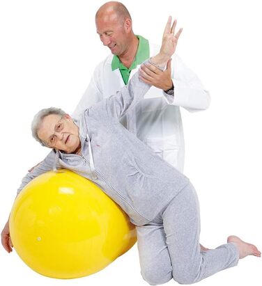 Фітбол GYMNIC Physio Roll для реабілітації, синій м'яч для гімнастики