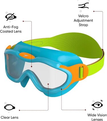 Купальні плавки Speedo синьо-зелені, універсальний розмір