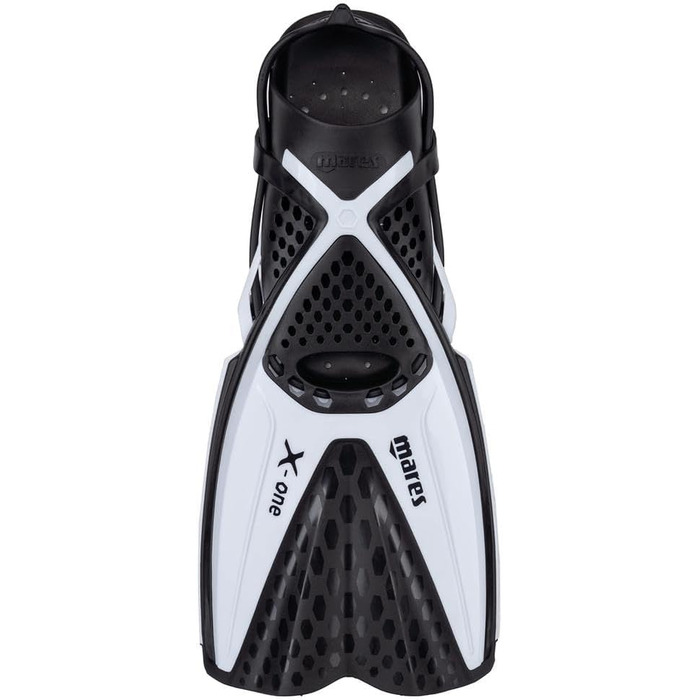 Ласти Mares X-One Junior для снорклінгу дитячі, білі, розмір S - відкрита п'ята, без застібок