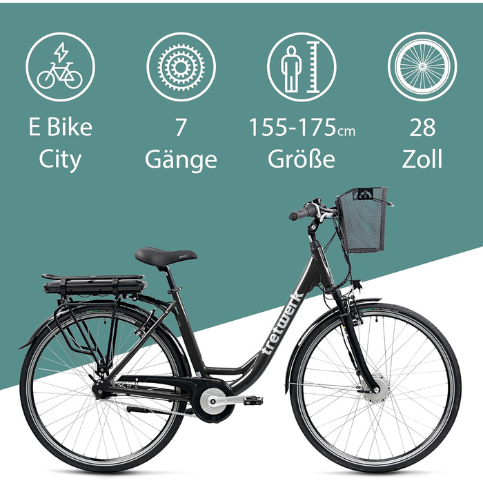 Електровелосипед TRETWERK Cloud Pro 28