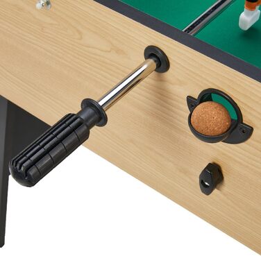 Складаний багатофункціональний ігровий стіл 4-в-1 для дорослих: футбол, більярд, пінг-понг, хокей