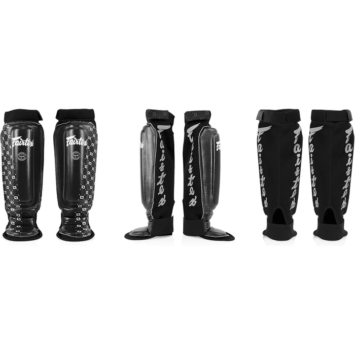Захист гомілки та стопи Fairtex MMA, неопрен, чорний, L