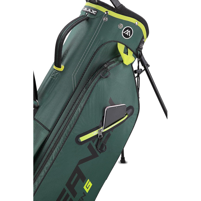 Сумка для гольфу Big Max Heaven 7 G Standbag Forestgreen-Lime з підставкою