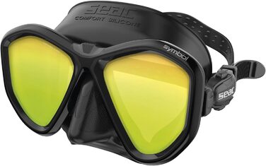 Дводюбна маска для дайвінгу Seac Symbol з 3D-пряжкою, унісекс, Made in Italy